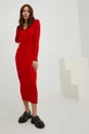 rdeča Obleka Answear Lab