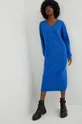 μπλε Μάλλινο φόρεμα Answear Lab