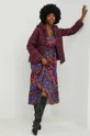 Answear Lab sukienka fioletowy