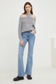 Answear Lab pulover din amestec de lana lu2349.w1 gri WZ22