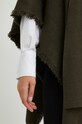 Пончо с кашмир Answear Lab 1256.w зелен