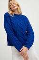 Answear Lab sweter z wełną granatowy 4569.JS1