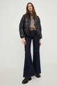 Answear Lab sweter z domieszką wełny 3586.3.JS brązowy WZ22
