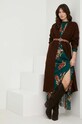 Μάλλινη μπλουζα Answear.LAB 60164.w1 καφέ WZ22