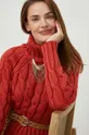 červená Vlnený sveter Answear Lab