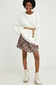 Answear Lab sweter z wełną 1551..1.DB beżowy WZ22