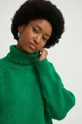 zelená Vlnený sveter Answear Lab