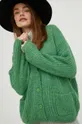 verde Answear Lab cardigan de lana