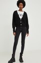 Answear Lab tricou din bumbac 14527.w alb WZ22