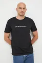 Βαμβακερό μπλουζάκι Answear Lab X limited collection BE SHERO μαύρο