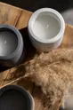 Answear Lab σετ με αρωματικά κεριά (3-pack)  Τσιμέντο, από κερί