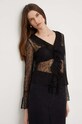 Answear Lab koszula X kolekcja limitowana NO SHAME 80993.FKK czarny WZ23
