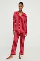 Pyžamo Answear Lab látka červená 60416.60413.TWK
