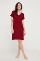 Answear Lab cămașă de noapte 11292.TWK burgundia WZ23