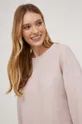 różowy Answear Lab bluza bawełniana