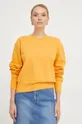 πορτοκαλί Βαμβακερή μπλούζα Answear Lab