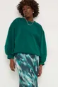 zielony Answear Lab bluza bawełniana