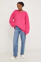 Answear Lab bluza bawełniana 013.iw różowy WZ23