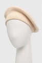 Vlněný baret Answear.LAB hb6504.FKK béžová WZ23