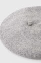 Doplnky Vlnená baretka Answear Lab hb6504.FKK sivá