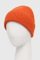 Шерстяная шапка Answear Lab оранжевый