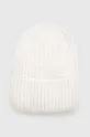 Answear Lab czapka wełniana wełna biały 7417.fh
