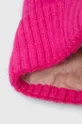 różowy Answear Lab czapka wełniana