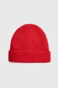 crvena Kapa s dodatkom vune Answear Lab Ženski