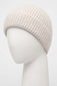 Akcesoria Answear Lab czapka z domieszką wełny sz12.fu34.cz56.f78.r90. szary