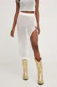 λευκό Σετ Top και φούστα Answear Lab X limited collection BE SHERO