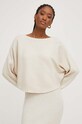 Answear Lab sukienka i sweter beżowy P9523.HWK