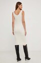 Answear Lab rochie și cardigan bej W0911.HWK