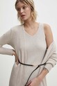 Платье и кардиган Answear.LAB W0911.HWK бежевый