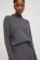 Σετ - πουλόβερ και φούστα Answear Lab γκρί