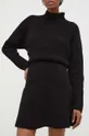 μαύρο Σετ - πουλόβερ και φούστα Answear Lab