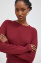 Answear Lab komplet sweter i spódnica 224396.tjs bordowy