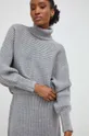 szary Answear Lab komplet - sweter i spódnica