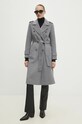Vlnený kabát Answear Lab 3012.1FKK sivá WZ23