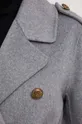szary Answear Lab płaszcz wełniany X kolekcja limitowana NO SHAME
