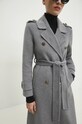 Vlnený kabát Answear Lab sivá 3012.1FKK