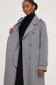 Answear Lab płaszcz wełniany X kolekcja limitowana NO SHAME Damski
