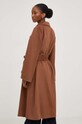 Odzież Answear.LAB płaszcz wełniany 3016.FKK brązowy
