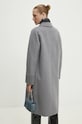 Vlnený kabát Answear Lab 3033.fkk sivá WZ23