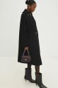 Шерстяное пальто Answear.LAB 3033.fkk чёрный