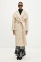 Пальто с шерстью Answear.LAB бежевый co621.IW