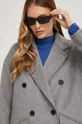 grigio Answear Lab cappotto in lana