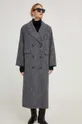 сірий Пальто з вовною Answear Lab Жіночий