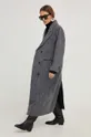 Answear Lab Lab cappotto in lana grigio