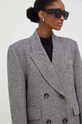 Answear Lab płaszcz z wełną szary 23k542125.TWK