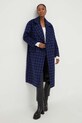 Answear Lab palton m2225b.FKK bleumarin WZ23